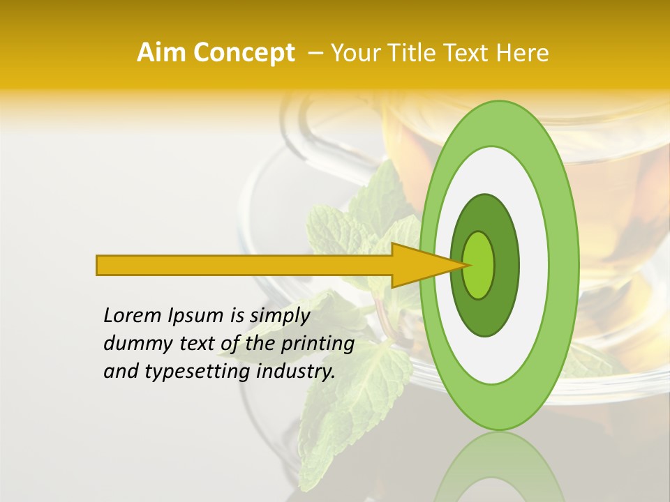 Breakfast Light Peppermint PowerPoint Template