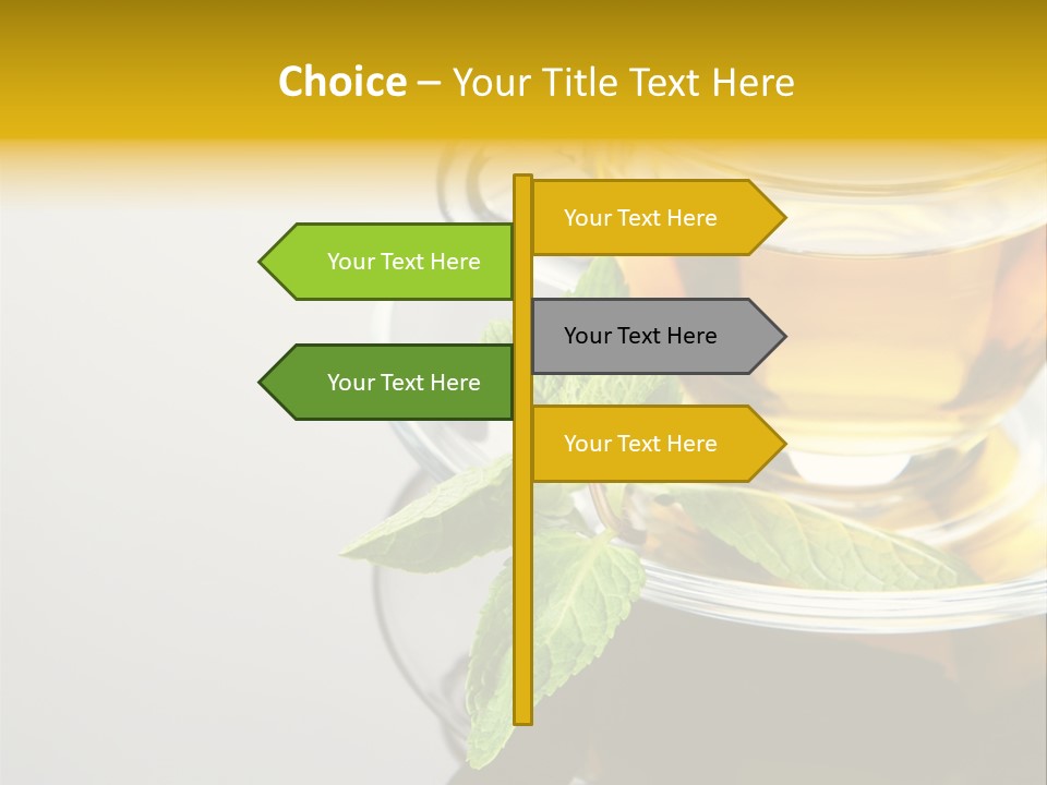 Breakfast Light Peppermint PowerPoint Template