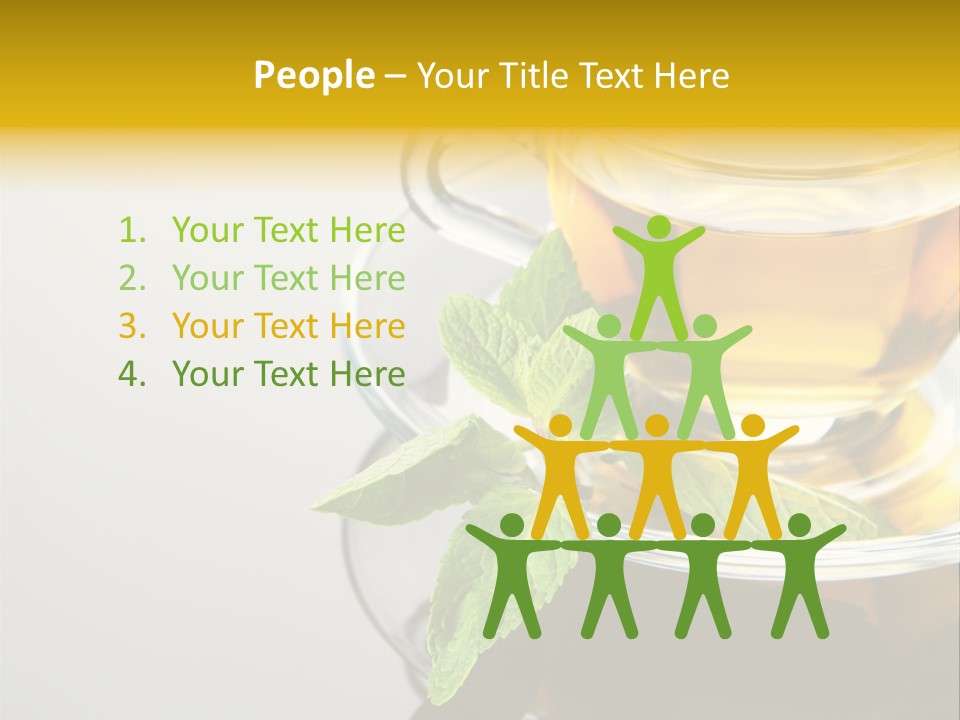 Breakfast Light Peppermint PowerPoint Template