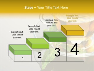 Breakfast Light Peppermint PowerPoint Template