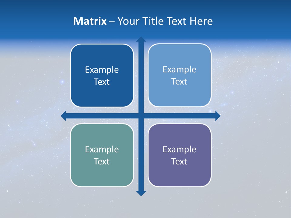 Constellation Milky Galaxy PowerPoint Template