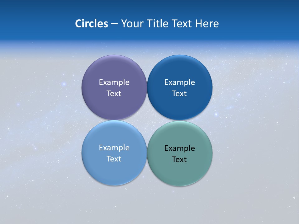 Constellation Milky Galaxy PowerPoint Template