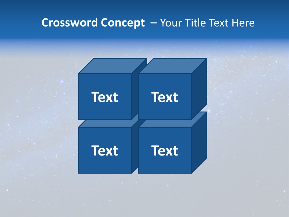 Constellation Milky Galaxy PowerPoint Template