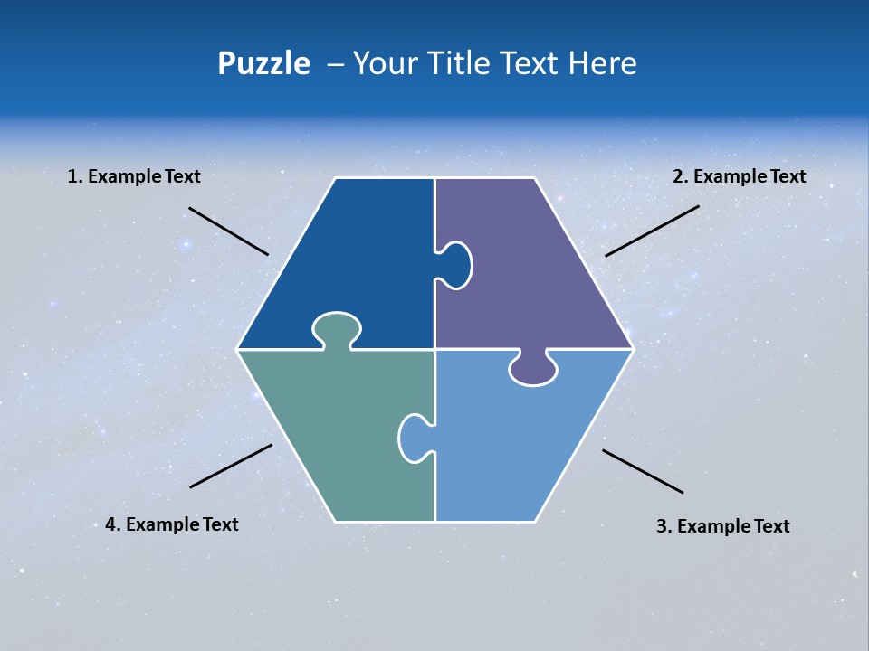 Constellation Milky Galaxy PowerPoint Template