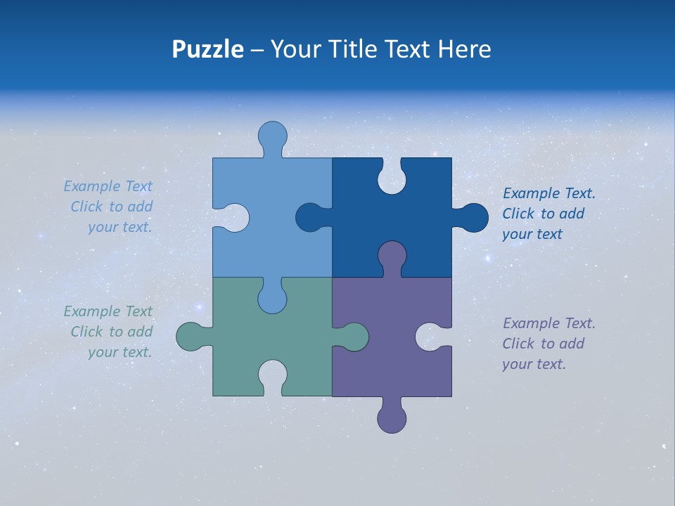 Constellation Milky Galaxy PowerPoint Template