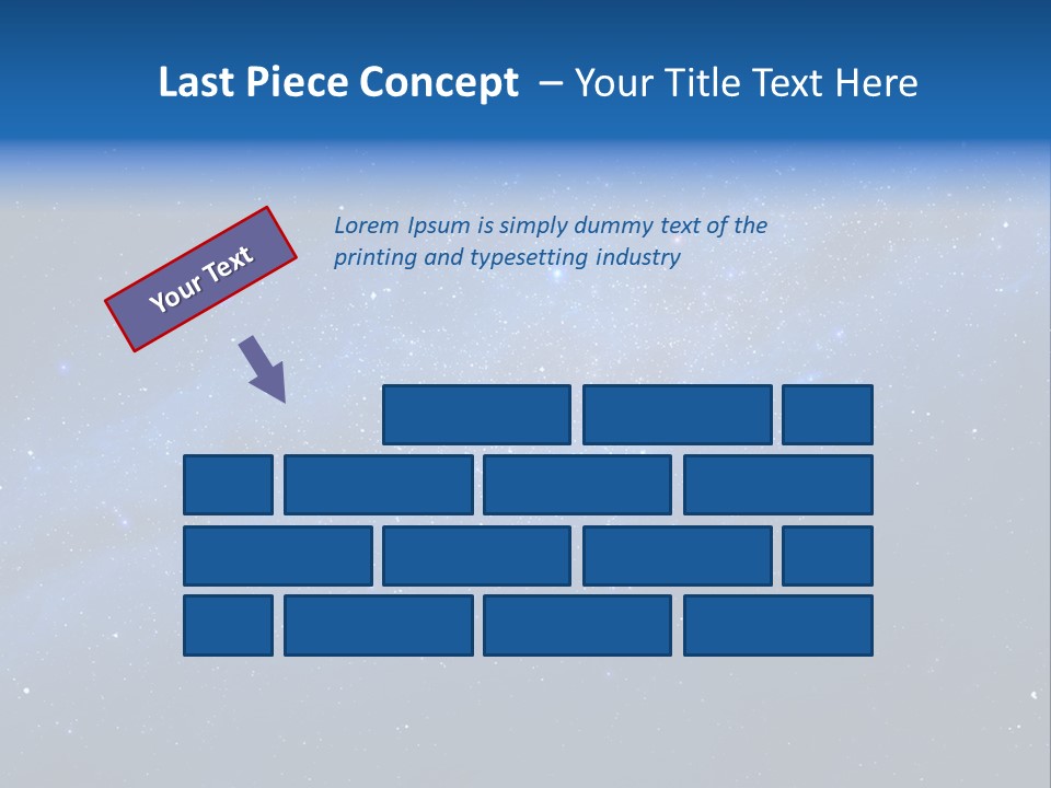 Constellation Milky Galaxy PowerPoint Template