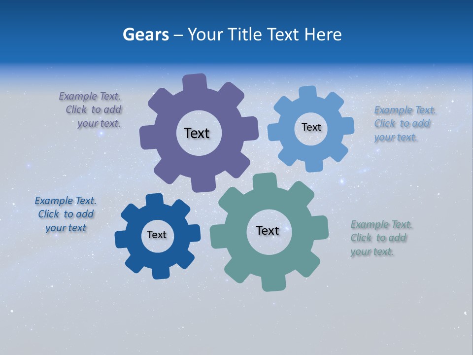 Constellation Milky Galaxy PowerPoint Template