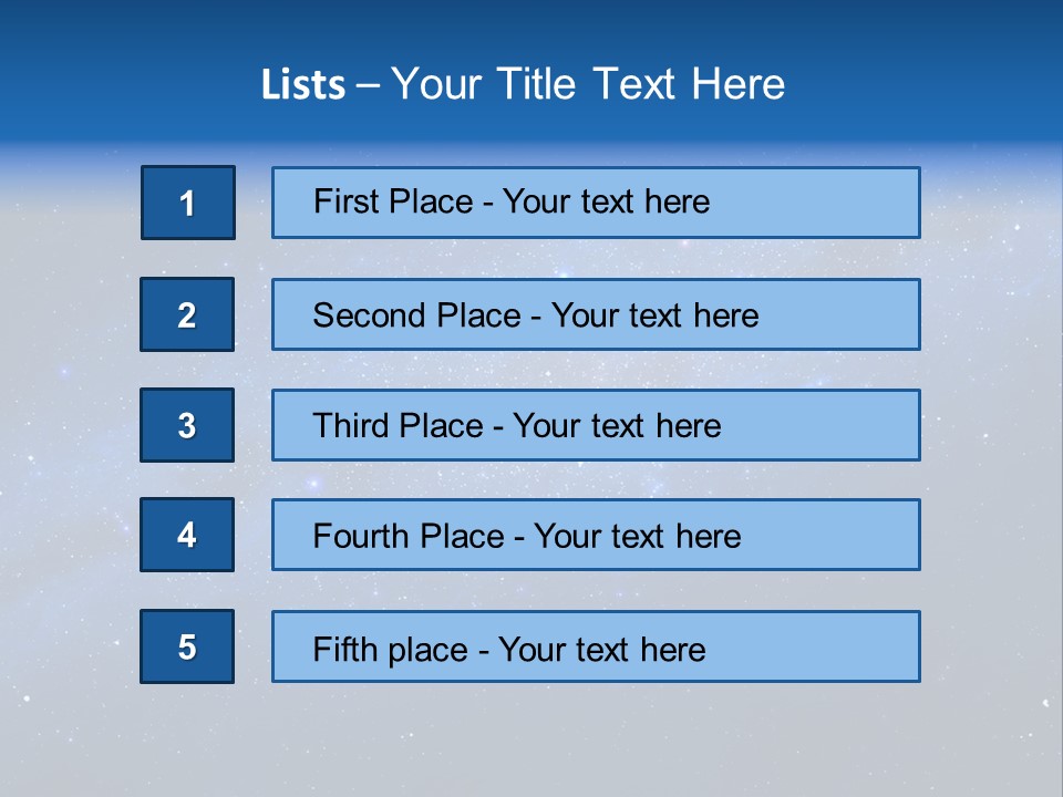 Constellation Milky Galaxy PowerPoint Template