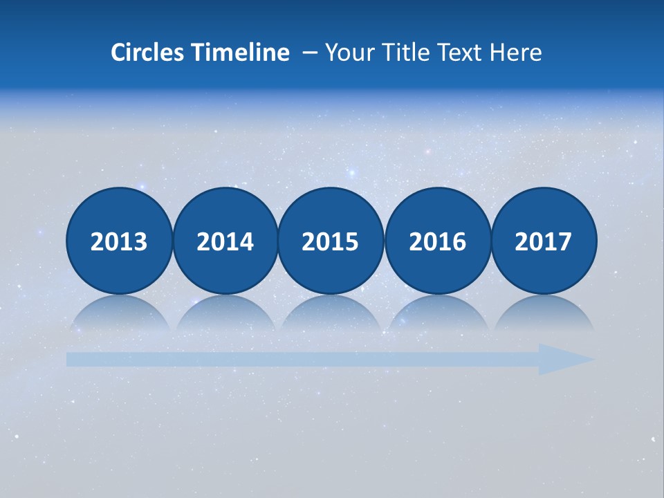Constellation Milky Galaxy PowerPoint Template