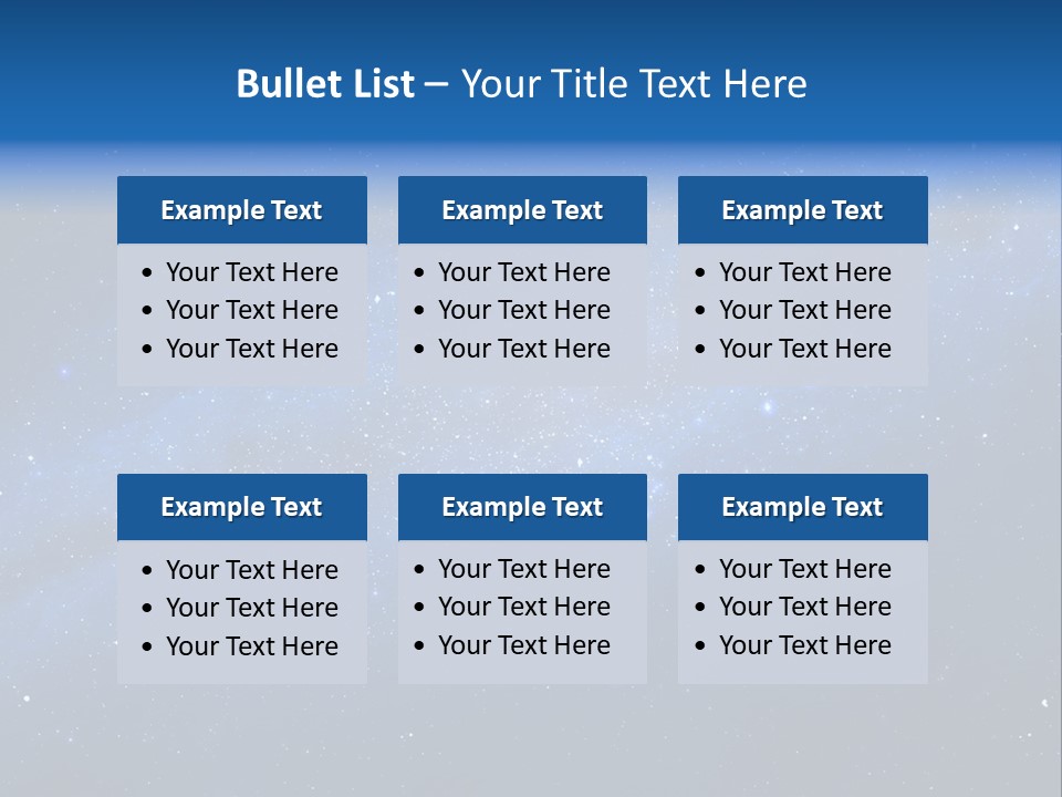 Constellation Milky Galaxy PowerPoint Template