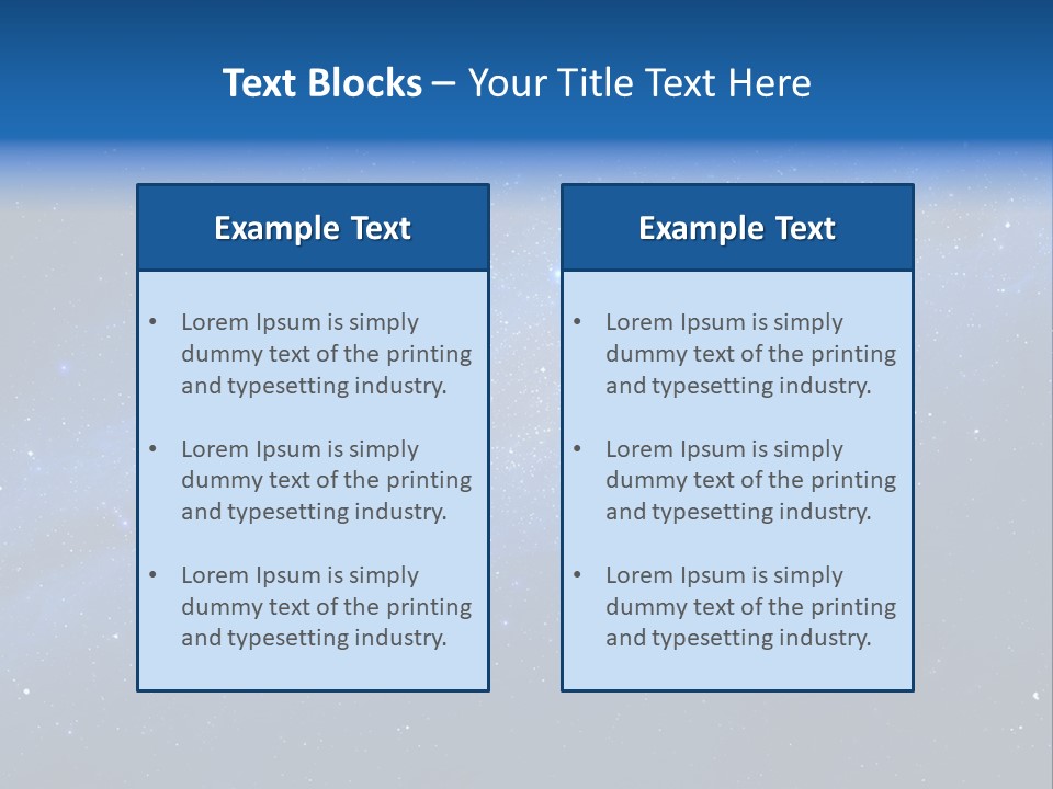 Constellation Milky Galaxy PowerPoint Template