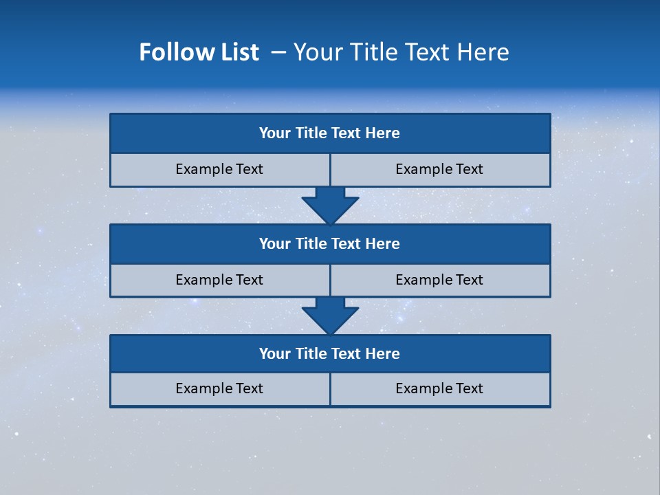 Constellation Milky Galaxy PowerPoint Template