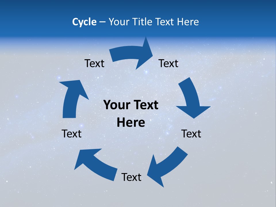 Constellation Milky Galaxy PowerPoint Template
