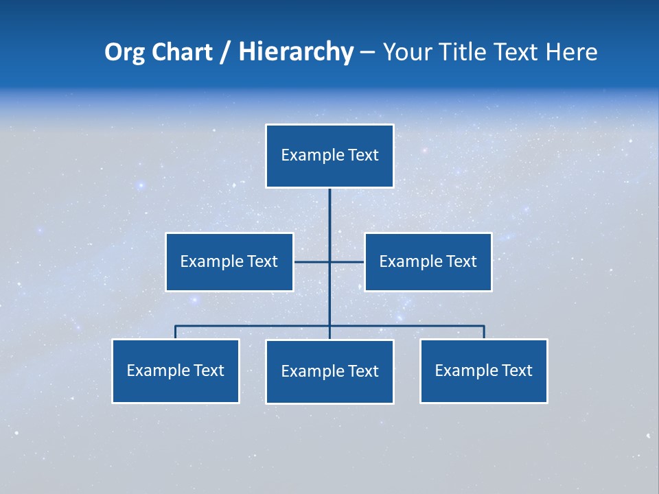 Constellation Milky Galaxy PowerPoint Template