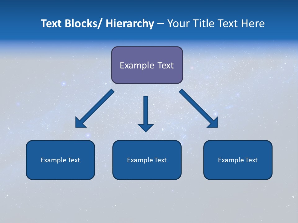 Constellation Milky Galaxy PowerPoint Template