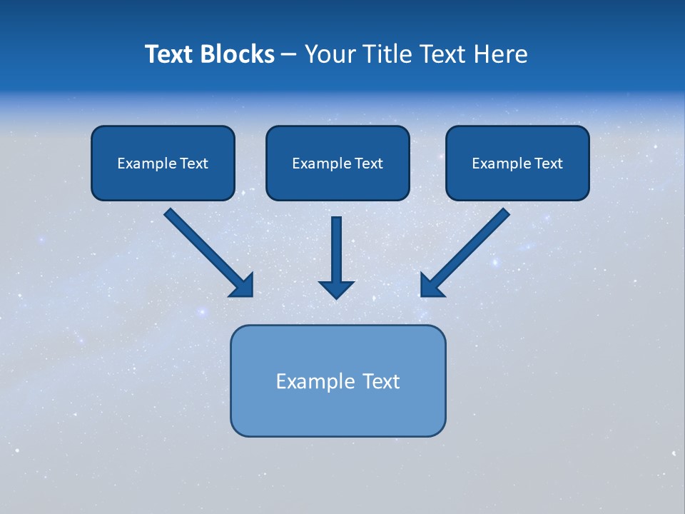 Constellation Milky Galaxy PowerPoint Template