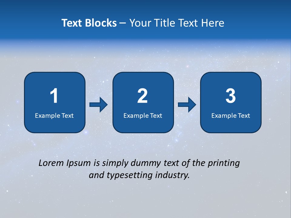 Constellation Milky Galaxy PowerPoint Template