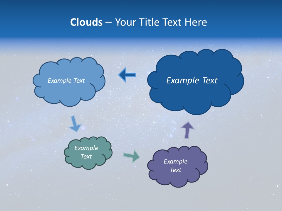 Constellation Milky Galaxy PowerPoint Template