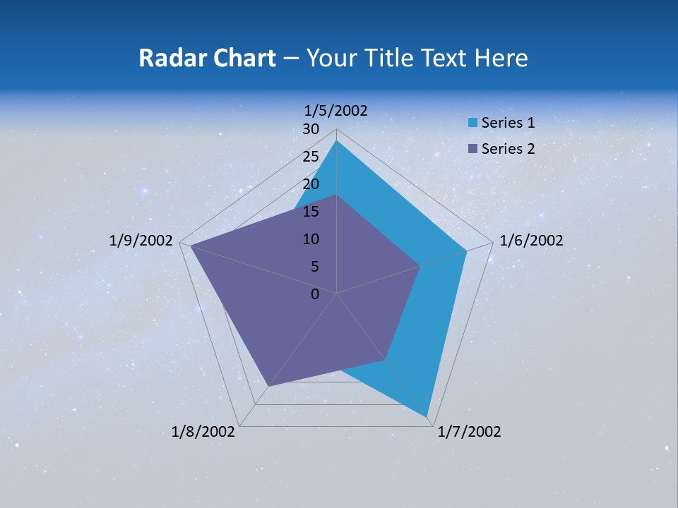 Constellation Milky Galaxy PowerPoint Template