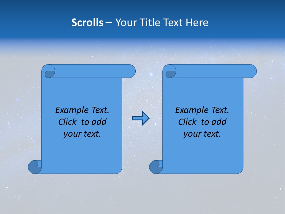 Constellation Milky Galaxy PowerPoint Template