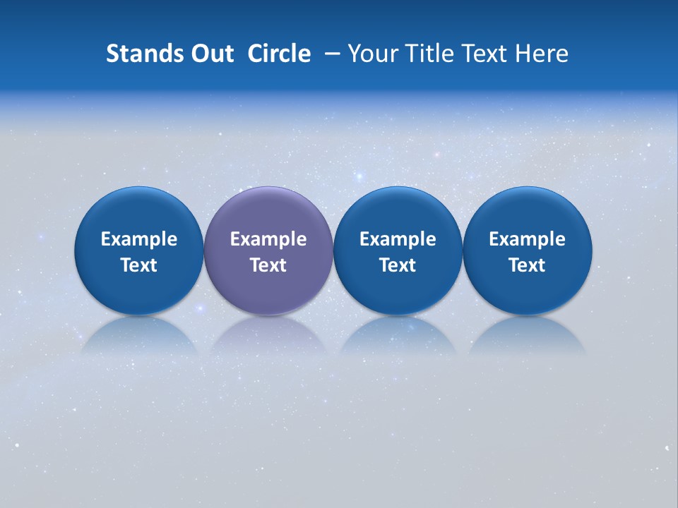 Constellation Milky Galaxy PowerPoint Template