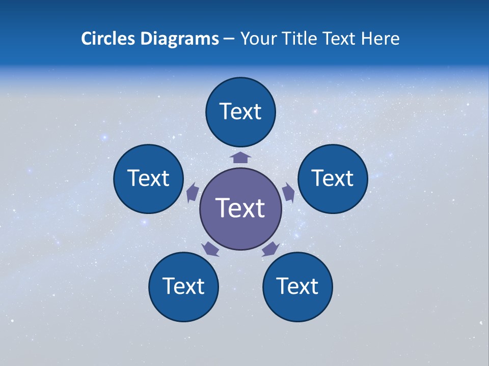 Constellation Milky Galaxy PowerPoint Template