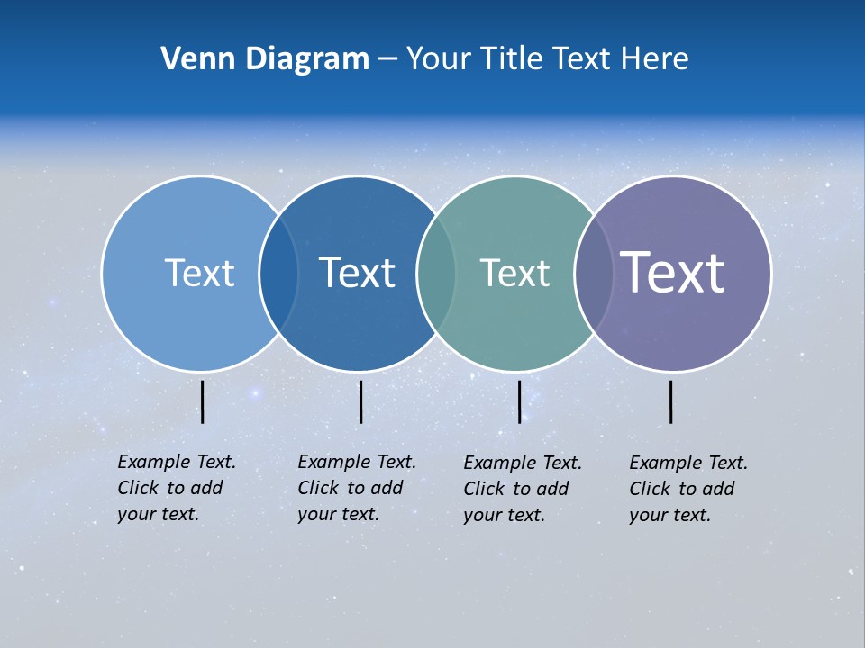 Constellation Milky Galaxy PowerPoint Template
