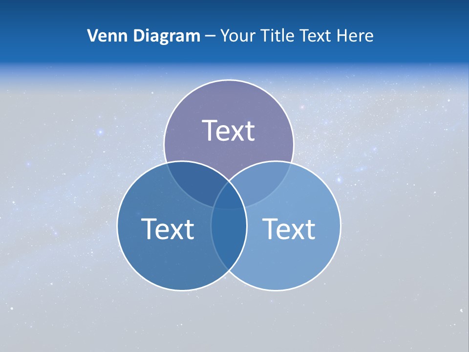 Constellation Milky Galaxy PowerPoint Template