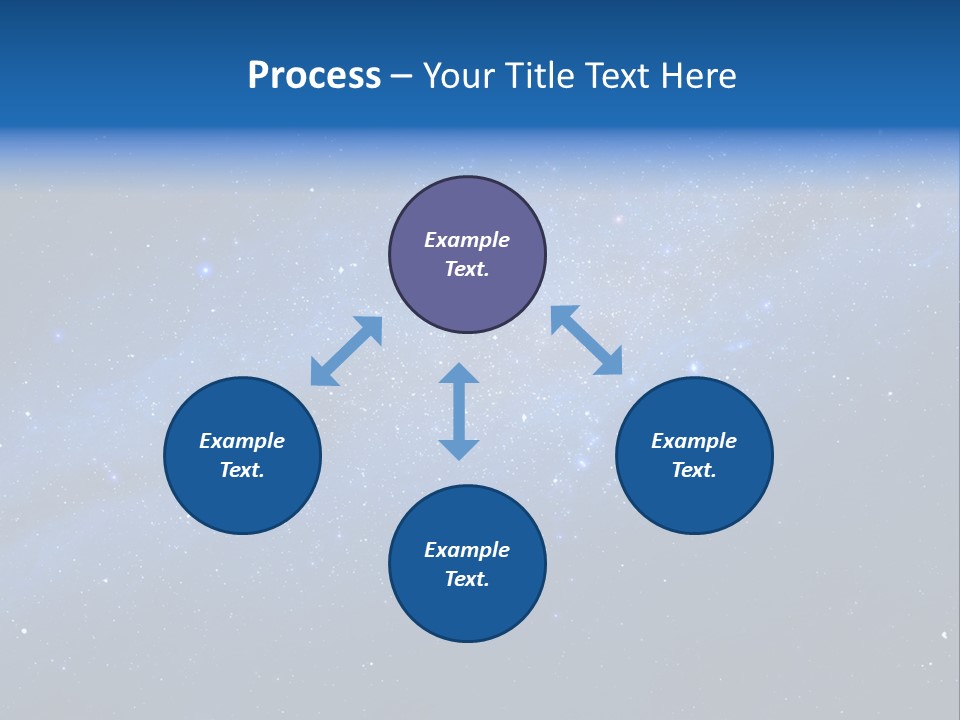 Constellation Milky Galaxy PowerPoint Template