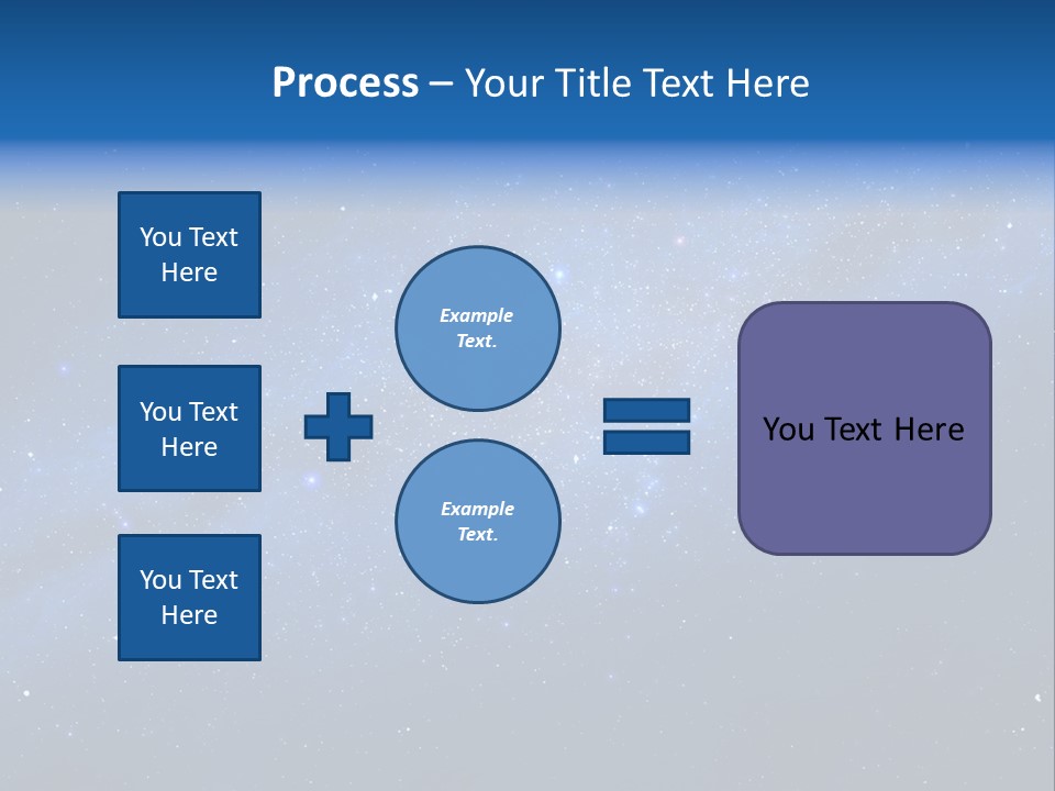 Constellation Milky Galaxy PowerPoint Template