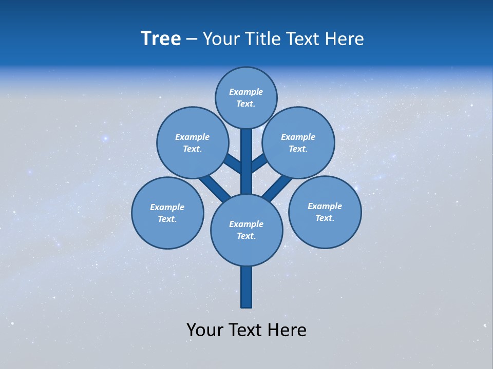 Constellation Milky Galaxy PowerPoint Template