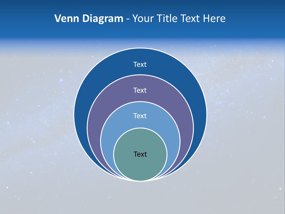 Constellation Milky Galaxy PowerPoint Template