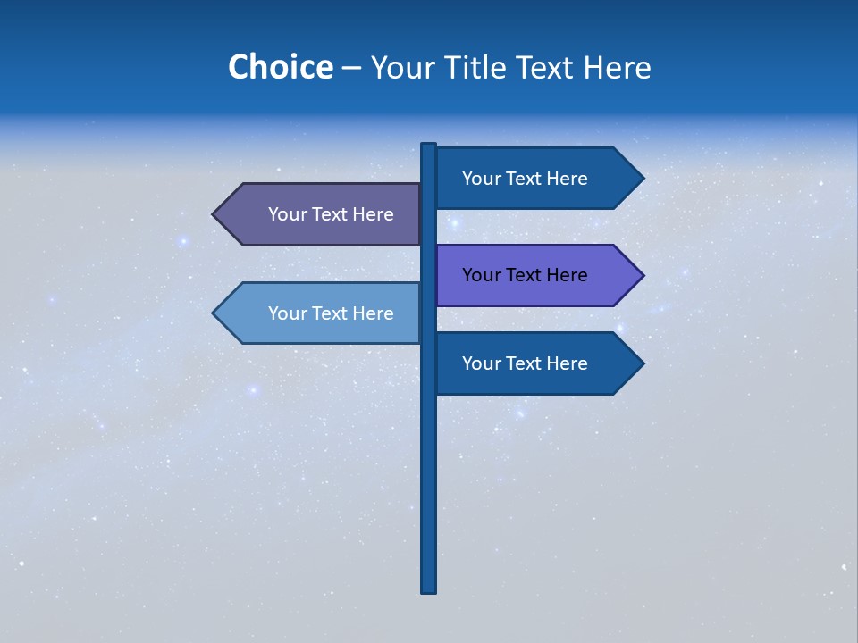 Constellation Milky Galaxy PowerPoint Template