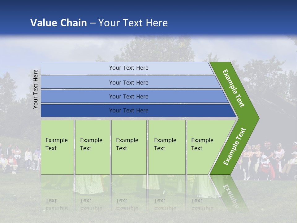 Dress Traditional Dance Midsummer Sweden PowerPoint Template