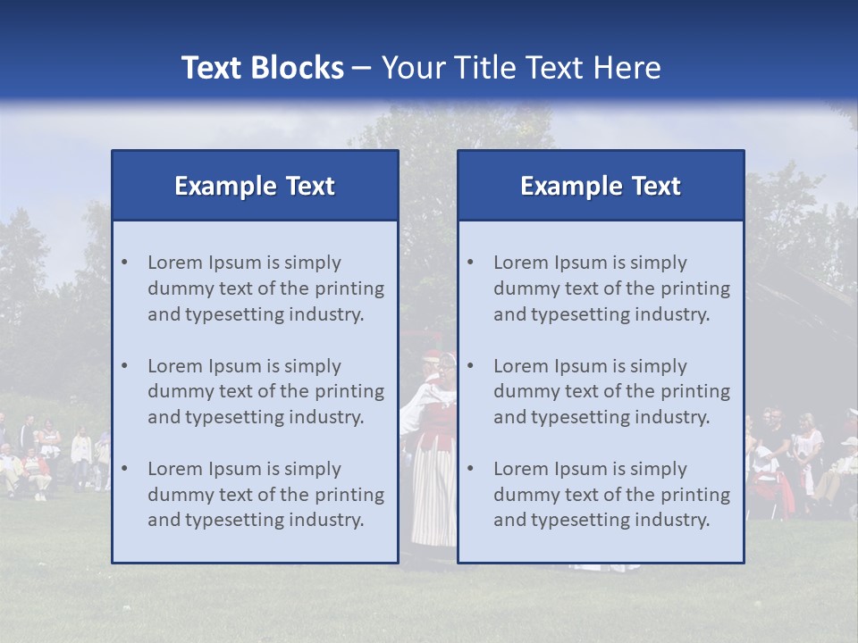 Dress Traditional Dance Midsummer Sweden PowerPoint Template