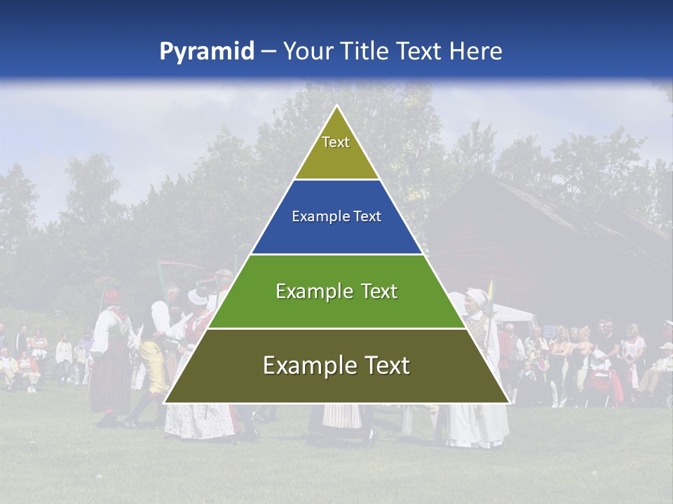 Dress Traditional Dance Midsummer Sweden PowerPoint Template