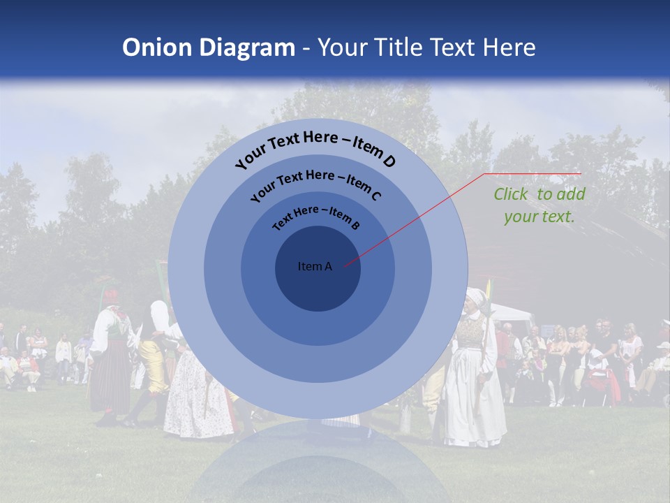 Dress Traditional Dance Midsummer Sweden PowerPoint Template