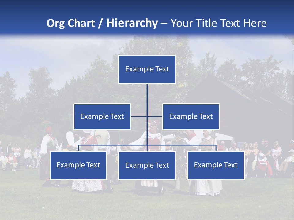 Dress Traditional Dance Midsummer Sweden PowerPoint Template