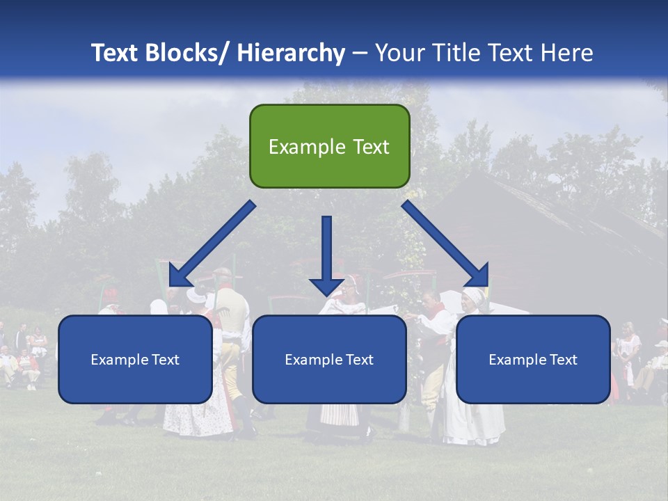 Dress Traditional Dance Midsummer Sweden PowerPoint Template