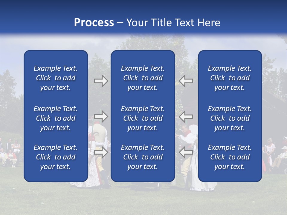 Dress Traditional Dance Midsummer Sweden PowerPoint Template