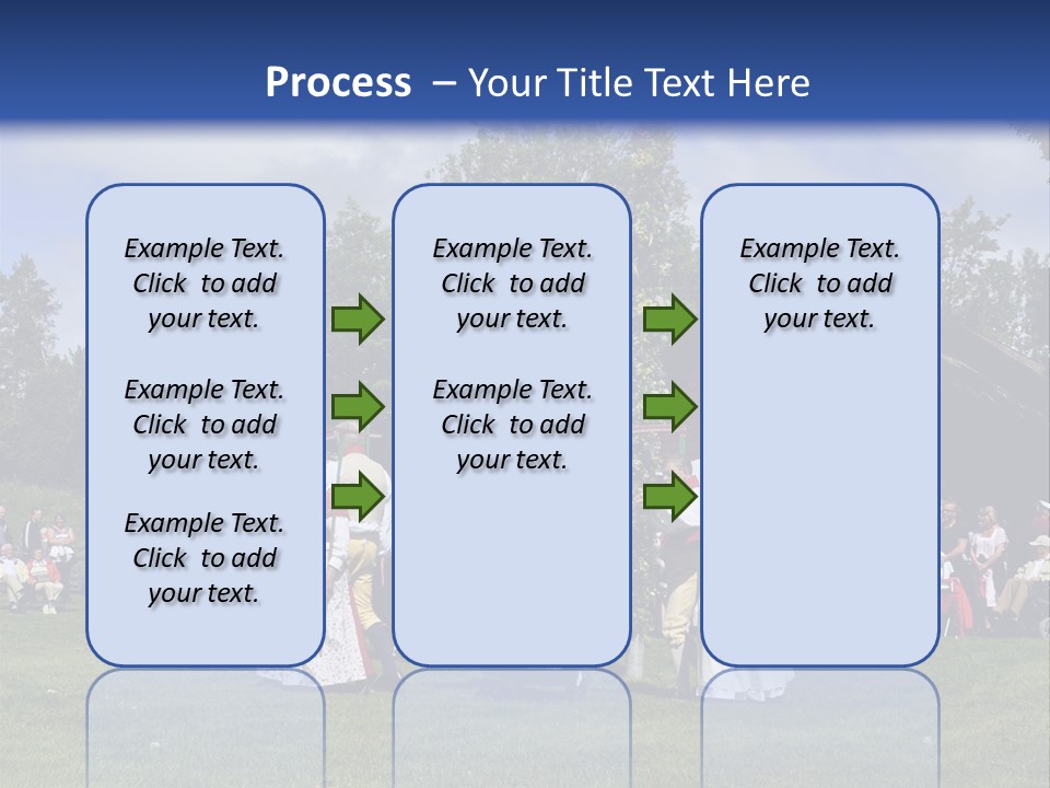 Dress Traditional Dance Midsummer Sweden PowerPoint Template