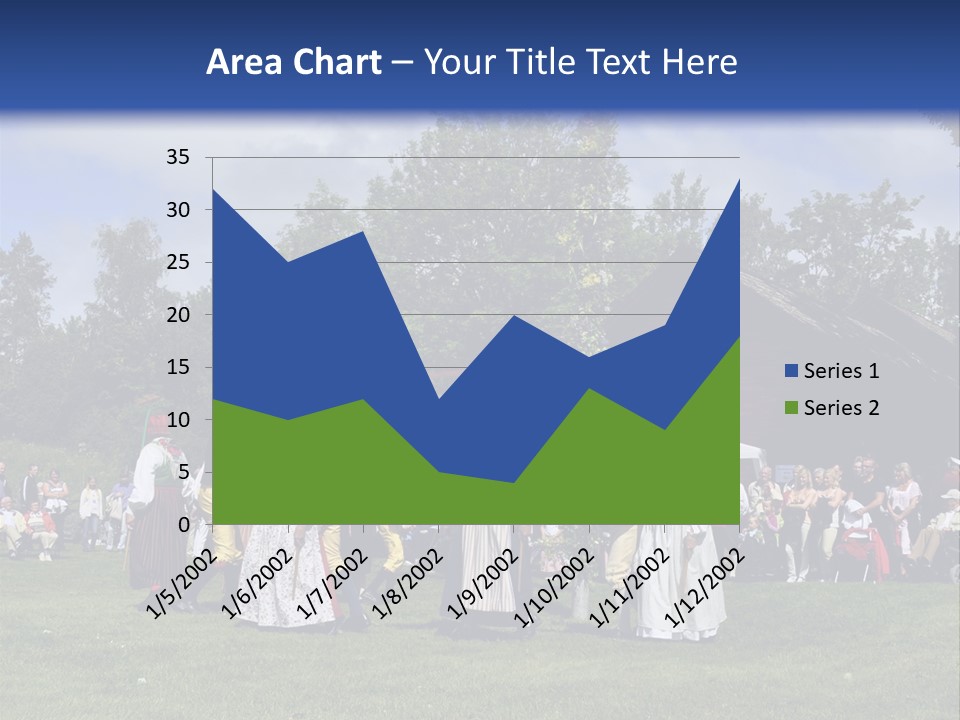 Dress Traditional Dance Midsummer Sweden PowerPoint Template