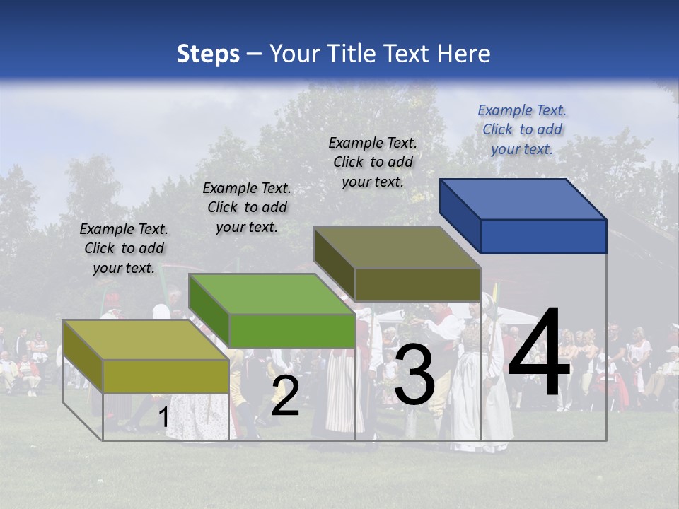 Dress Traditional Dance Midsummer Sweden PowerPoint Template