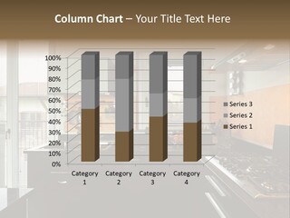 Kitchen Furnished Wall PowerPoint Template