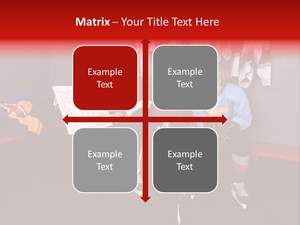 Equipment Rink Kid PowerPoint Template