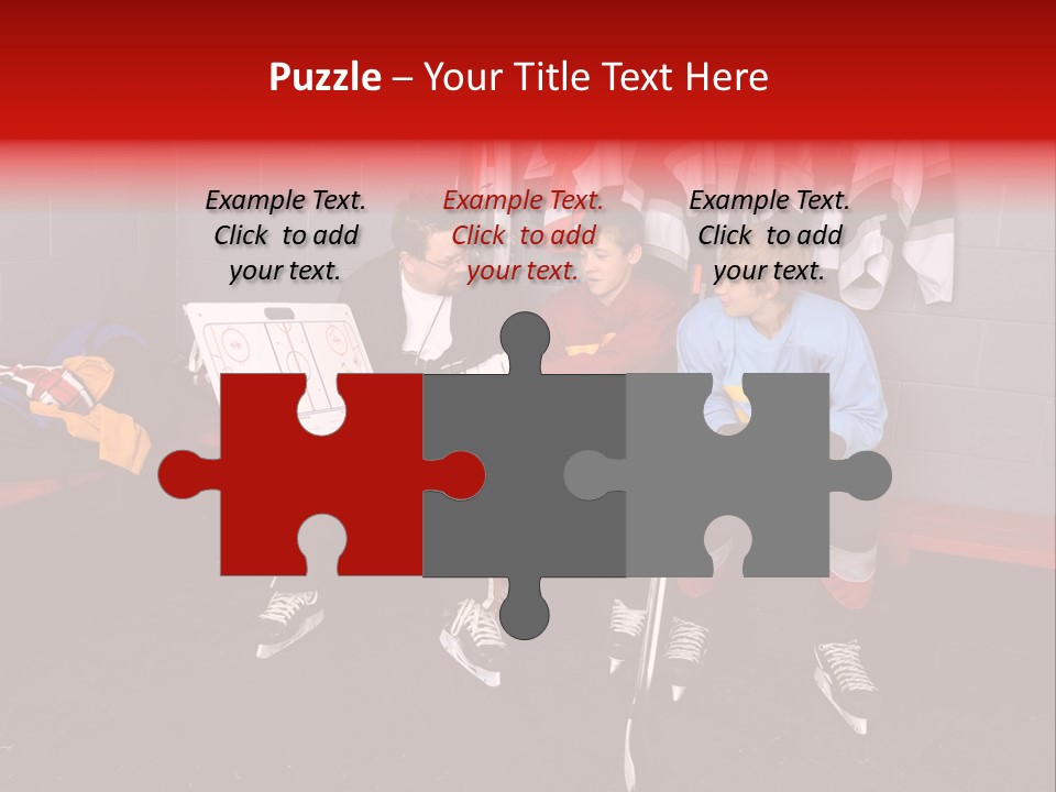 Equipment Rink Kid PowerPoint Template