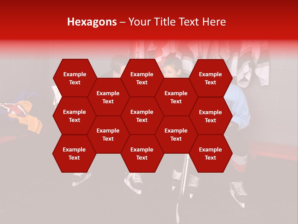 Equipment Rink Kid PowerPoint Template