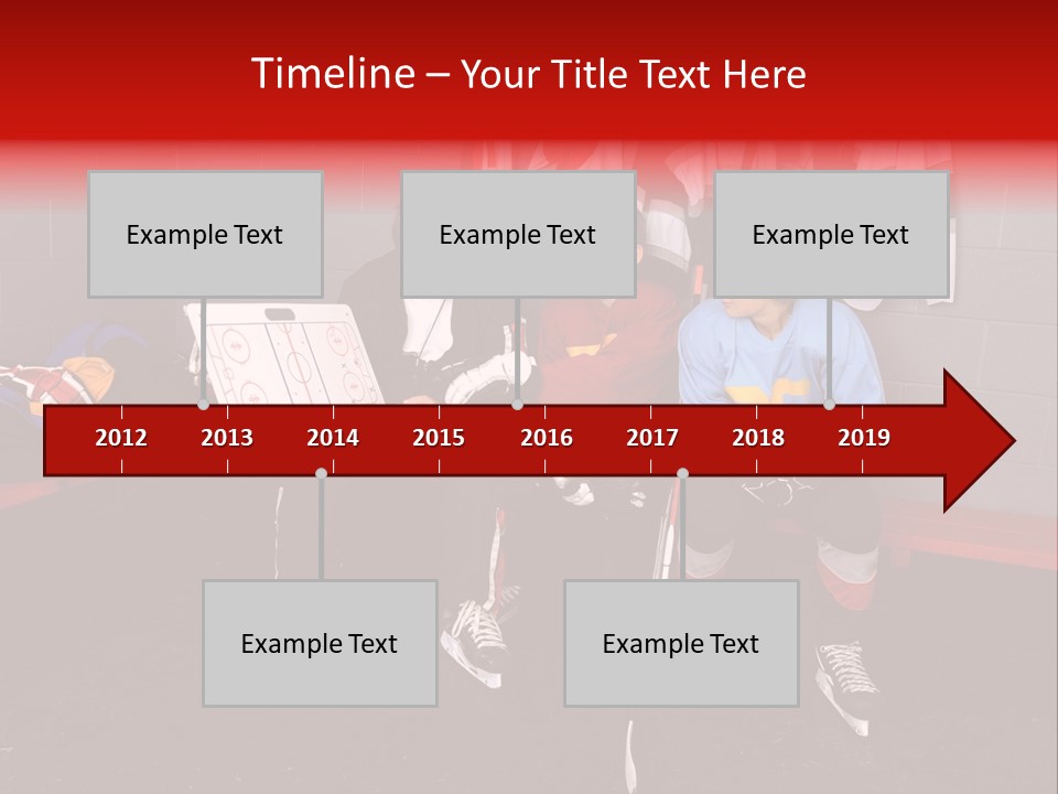 Equipment Rink Kid PowerPoint Template