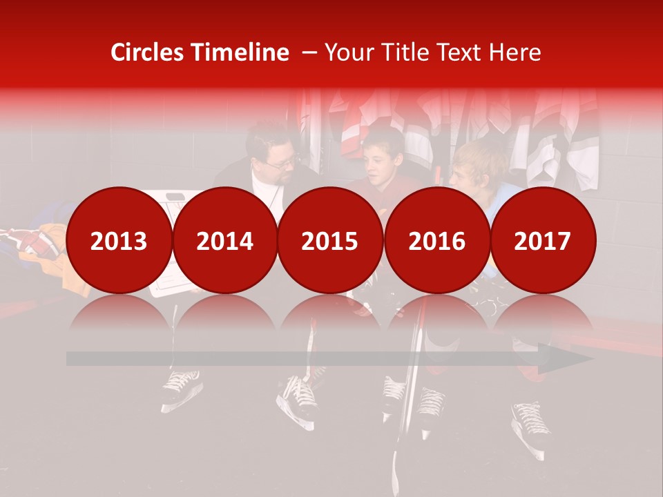 Equipment Rink Kid PowerPoint Template