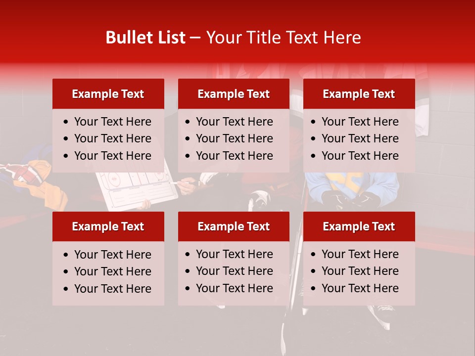 Equipment Rink Kid PowerPoint Template